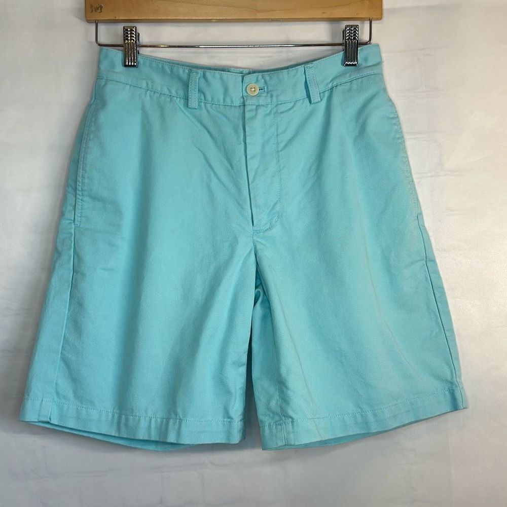 Vineyard Vines Mens Club Shorts Turquoise size 28 100% Cotton Twill